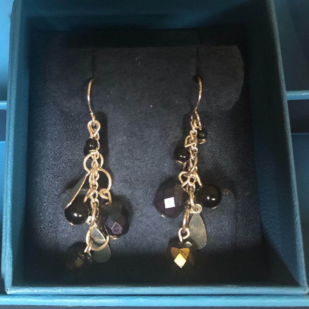 Sparkly dangling earrings